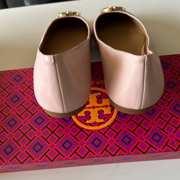 Tory Burch cream light pink mules - Picture 3 of 3